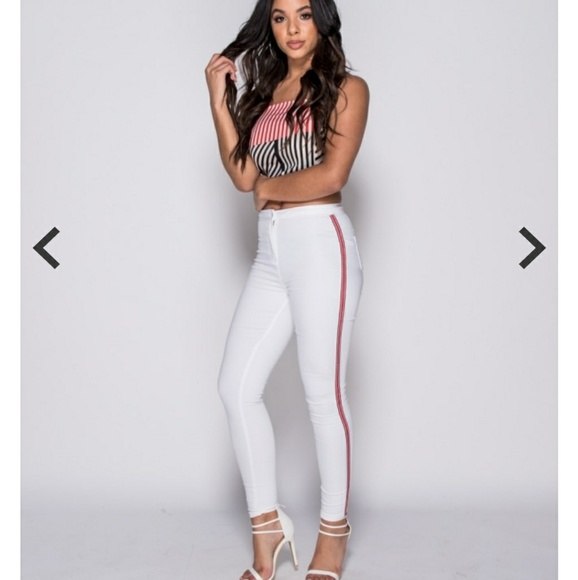 Sz.6 left!! NWT high waisted white jeggings - Picture 2 of 4